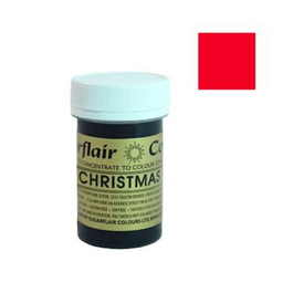 CORANTE EM PASTA ESPECTRAL SUGARFLAIR - CHRISTMAS RED / VERMELHO NATAL 25 G