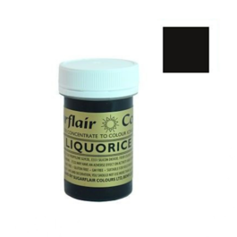 CORANTE EM PASTA ESPECTRAL SUGARFLAIR - LIQUORICE / ALCAUZ 25 G