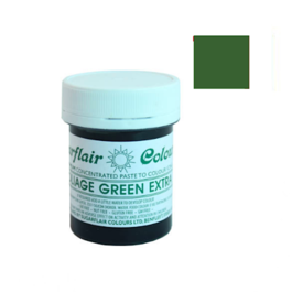 CORANTE EM PASTA SUGARFLAIR - FOLIAGE GREEN EXTRA / EXTRA VERDE FOLHA 42 G