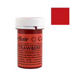 CORANTE EM PASTA ESPECTRAL SUGARFLAIR - STRAWBERRY / MORANGO 25 G