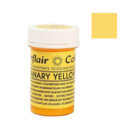 CORANTE EM PASTA ESPECTRAL SUGARFLAIR - CANARY YELLOW / AMARELO CANARIO 25 G