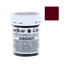 CORANTE PARA CHOCOLATE SUGARFLAIR - BURGUNDY / BORGONHA 35 G