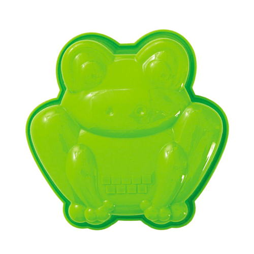 MOLDE DE SILICONE PAVONI - MINI SAPO VERDE