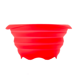 COADOR DE SILICONE DOBRVEL PAVONI - VERMELHO 14 CM