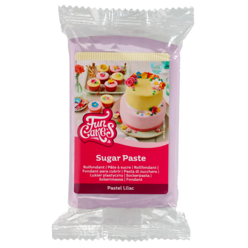 PASTA DE ACAR FUNCAKES - LILAS PASTEL 250 G