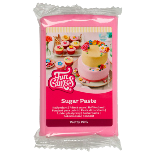 PASTA DE ACAR FUNCAKES - ROSA "PRETTY" 250 G