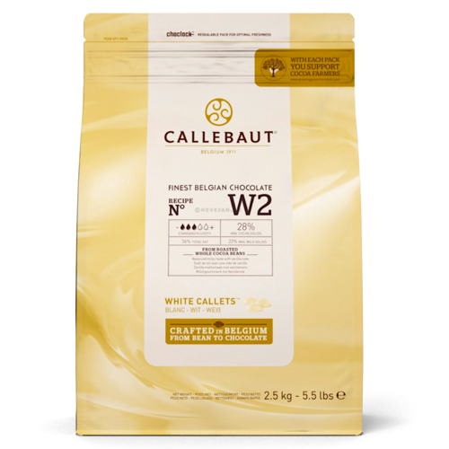 CALLETS DE CHOCOLATE BRANCO CALLEBAUT 2,5 KG