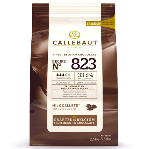 CALLETS DE CHOCOLATE AO LEITE CALLEBAUT 2,5 KG