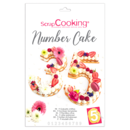 STENCILS PARA TARTAS SCRAPCOOKING - NÚMEROS