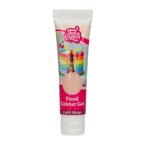 CORANTE EM GEL FUNCAKES - LIGHT BEIGE / BEIGE CLARO 30 G