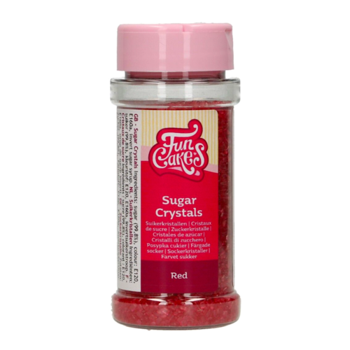 CRISTAIS DE ACAR FUNCAKES - VERMELHO 80 G