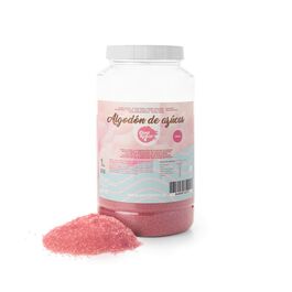 ALGODO DOCE ROSA 1 KG - SABOR MORANGO