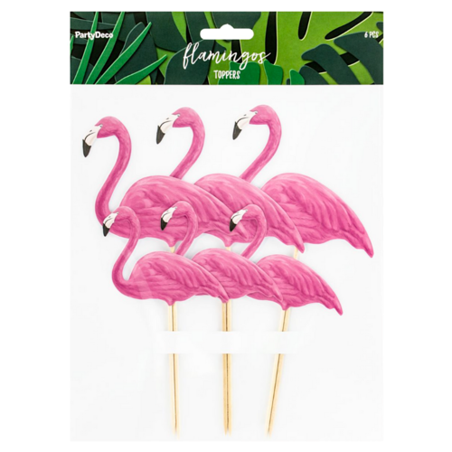 TOPPER FLAMINGOS ROSA - PARTYDECO