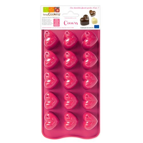 MOLDE DE SILICONE PARA CHOCOLATE SCRAPCOOKING - CORAES