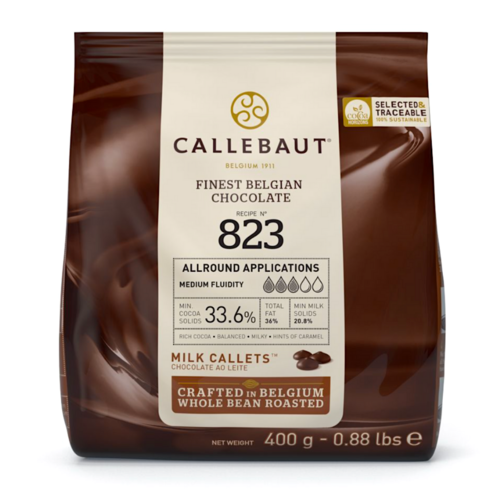 CALLETS DE CHOCOLATE DE LEITE DE CALLEBAUT 400 G