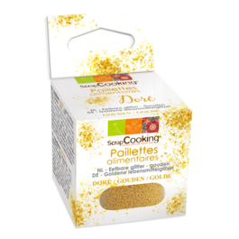 GLITTERS COMESTVEIS SCRAPCOOKING - OURO 5 G