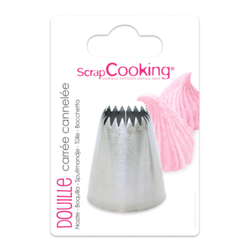 BICO DE AO INOXIDVEL SCRAPCOOKING - COM NERVURAS