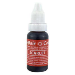 CORANTE LIQUIDO SUGARFLAIR - SCARLET (14 ML)