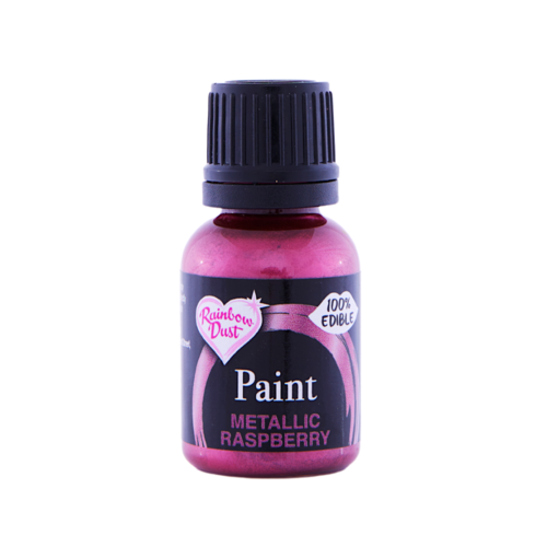 PINTURA METALIZADA COMESTIBLE RAINBOW DUST - RASPBERRY (25 G)