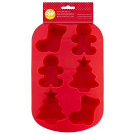 MOLDE SILICONA WILTON - DESENHOS DE NATAL