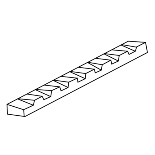 MOLDE PARA TURRON E CHOCOLATE - GASPAR (20 X 4 CM)