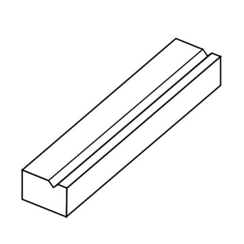 MOLDE PARA TURRON E CHOCOLATE - ESTRELA (20 X 4 CM)