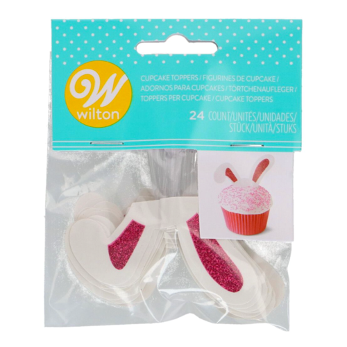 TOPPERS DE CUPCAKES WILTON - ORELHAS DE COELHINHO