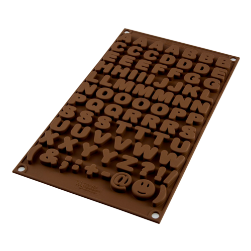 MOLDE DE SILICONE DE CHOCOLATE SILIKOMART - ABC