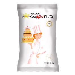 PASTA DE ACAR DE SABOR SMARTFLEX - BAUNILHA BRANCA (1 KG)