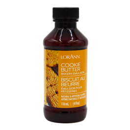 EMULSO DE PADARIA LORANN - BISCOITOS DE MANTEIGA / COOKIE BUTTER (118 ML)