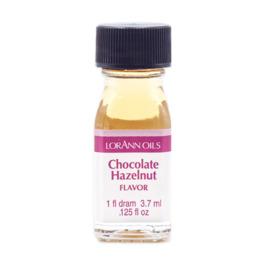 AROMA CONCENTRADO LORANN - CHOCOLATE NOZES / CHOCO HAZELNUT (3,7 ML)