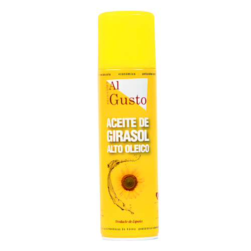 SPRAY ANTI-ADERENTE "AL GUSTO" - LEO DE GIRASSOL ALTO OLEICO (500 ML)