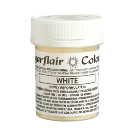 CORANTE PARA CHOCOLATE SUGARFLAIR - WHITE / BRANCO 35 G