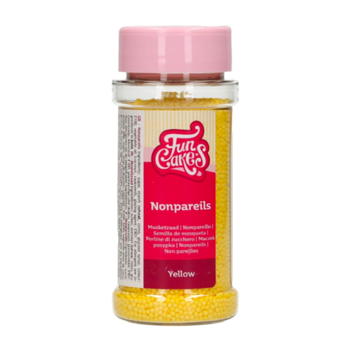 PROLAS DE ACAR (NONPAREILS) FUNCAKES - AMARELO 80 G