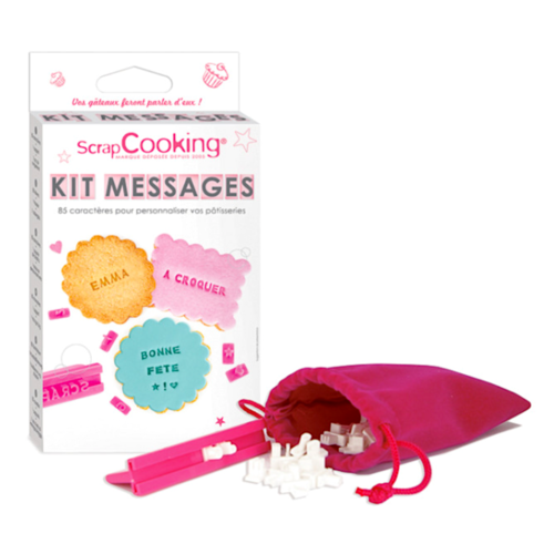 MARCADOR DE LETRAS SCRAPCOOKING - KIT MENSAGEM