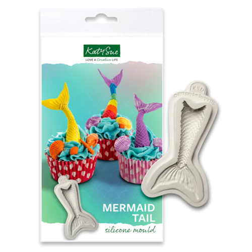 MOLDE DE SILICONE KATY SUE - CAUDA DE SEREIA / "MERMAID TAIL"