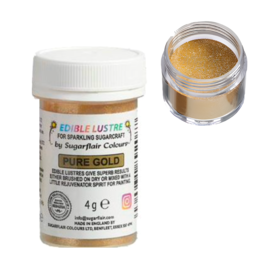 GLITTER COMESTVEL SUGARFLAIR - PURE GOLD (4 G)