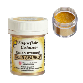 GLITTER COMESTVEL SUGARFLAIR - GOLD SPARKLE (10 G)