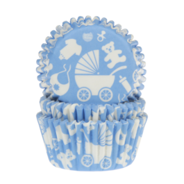 CPSULAS CUPCAKE "HOUSE OF MARIE" - AZUL BEBE