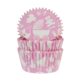 CPSULAS CUPCAKE "HOUSE OF MARIE" - ROSA BEBE