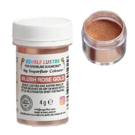 GLITTER COMESTVEL SUGARFLAIR - BLUSH ROSE GOLD (4 G)