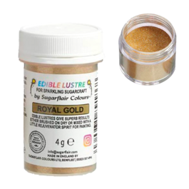 GLITTER COMESTVEL SUGARFLAIR - ROYAL GOLD (4 G)