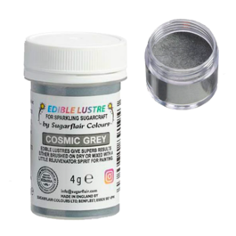 GLITTER COMESTVEL SUGARFLAIR - COSMIC GREY / GRIS COSMICO (4 G)