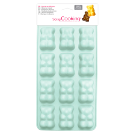 MOLDES DE SILICONE 3D SCRAPCOOKING - URSOS "TEDDY"