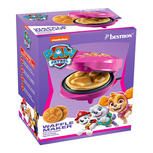 MQUINA DE WAFFLES ROSA "PATRULHA CANINA" - BESTRON