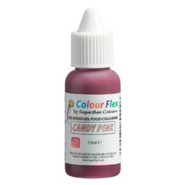 CORANTE LIPOSSOLVEL "COLOURFLEX" SUGARFLAIR - CANDY PINK / ROSA DOCE (15 ML)