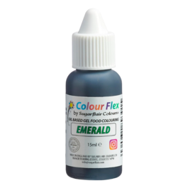 CORANTE LIPOSSOLVEL "COLOURFLEX" SUGARFLAIR - EMERALD / ESMERALDA (15 ML)