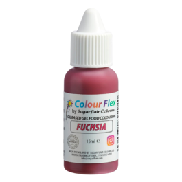 CORANTE LIPOSSOLVEL "COLOURFLEX" SUGARFLAIR - FUCHSIA / FUCSIA (15 ML)