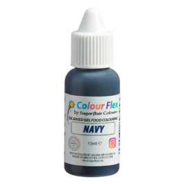 CORANTE LIPOSSOLVEL "COLOURFLEX" SUGARFLAIR - NAVY / AZUL MARINHO (15 ML)