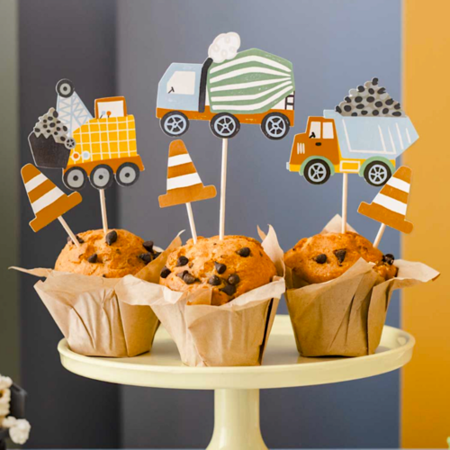 CUPCAKE TOPPER PARTYDECO - CONSTRUAO